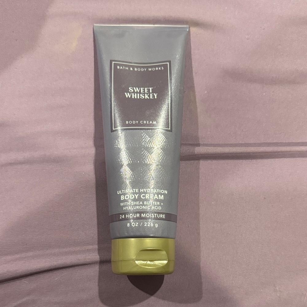 Bath & Body Works Sweet Whiskey Body Cream - Silver & Gold